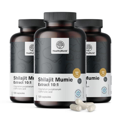 Shilajit Mumie 10:1, 120 kapsul